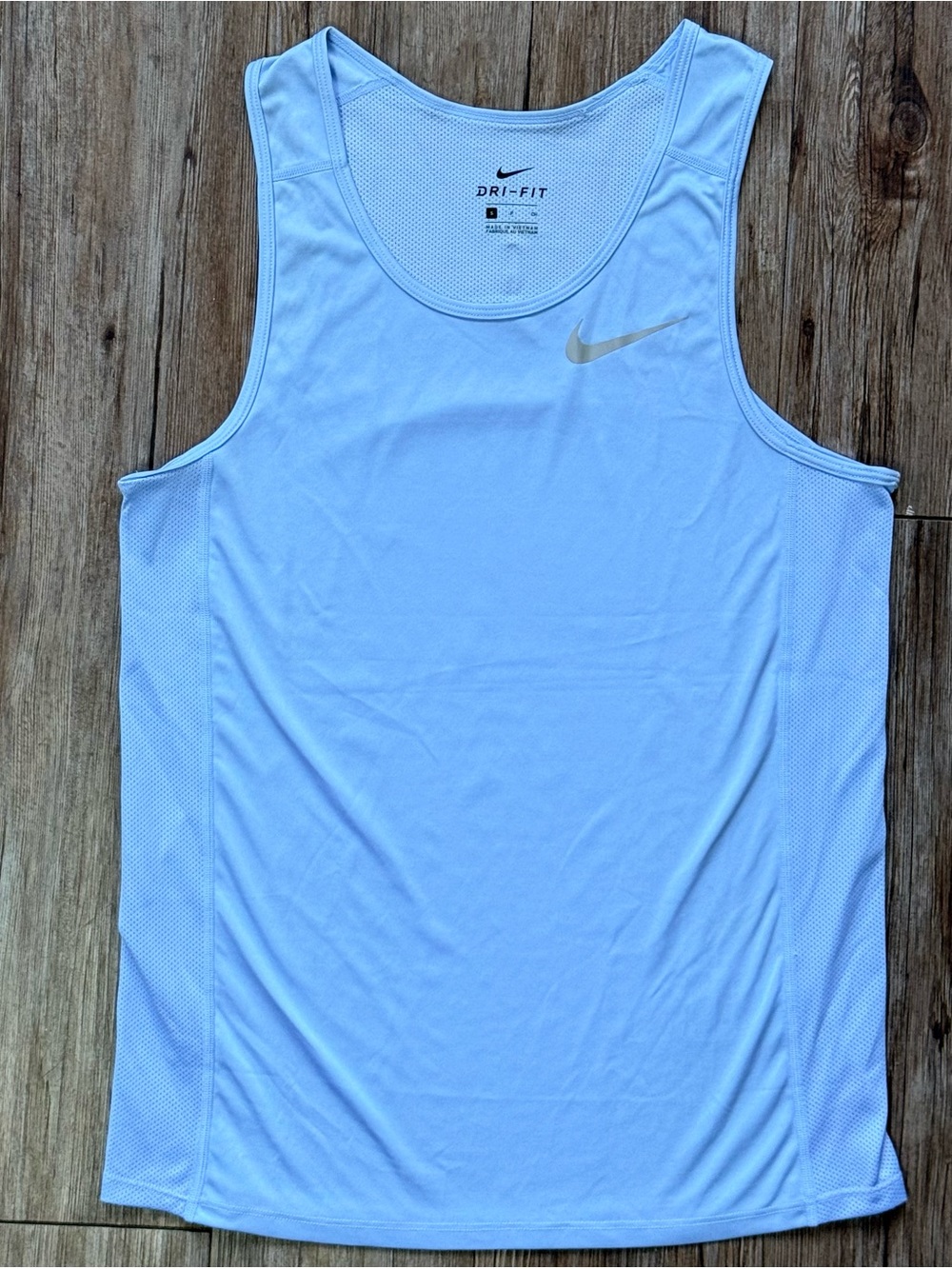 Nike Light Blue Dri-FIT Performance Tank Top
